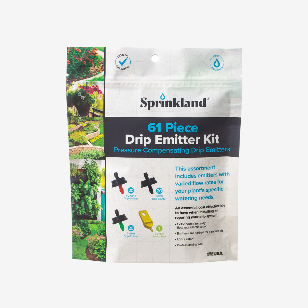 61 Piece Drip Irrigation Kit (Emitters)