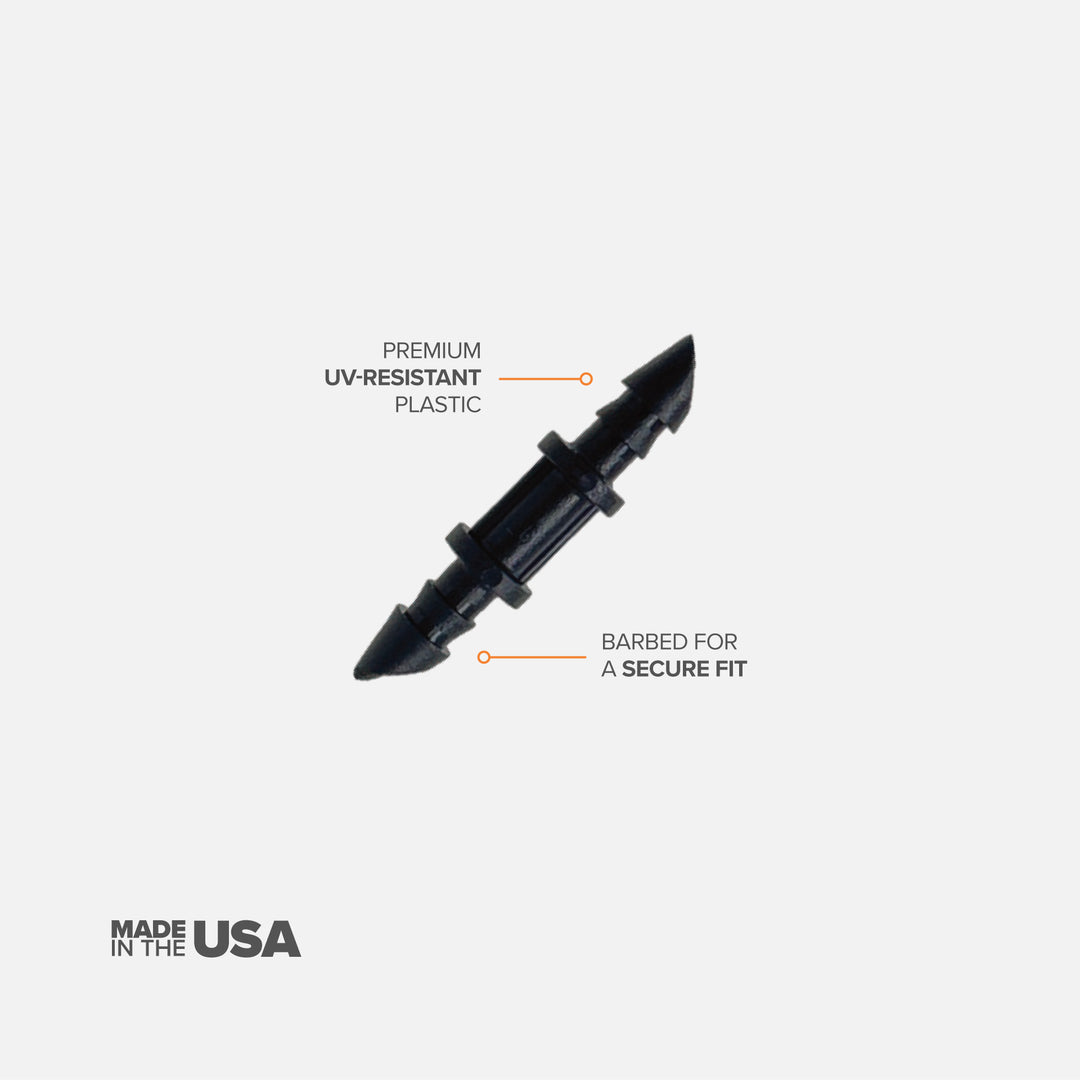 1/4" Barbed Coupling (10 Pack)