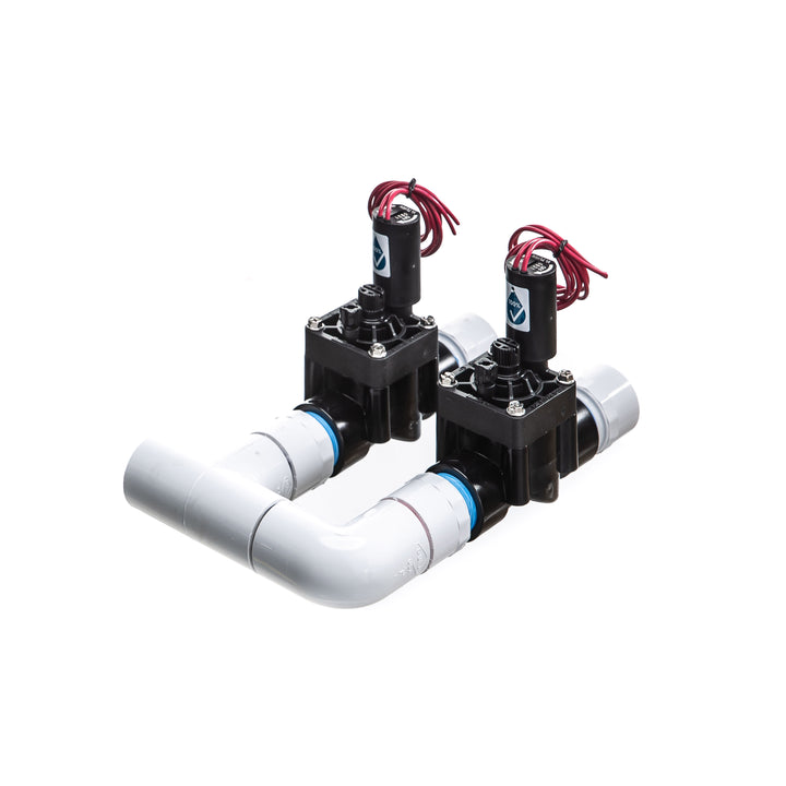 2-Zone Complete Manifold with Hunter® PGV Valves