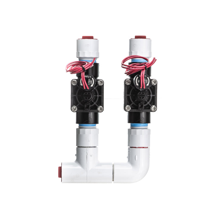 2-Zone Complete Manifold with Hunter® PGV Valves