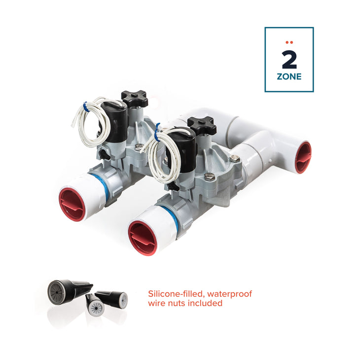 2-Zone Complete Manifold with Weathermatic® SB Valves