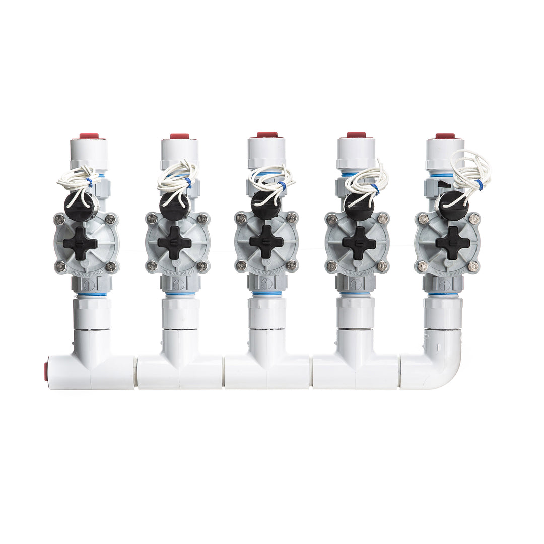 5-Zone Complete Manifold with Weathermatic® SB Valves